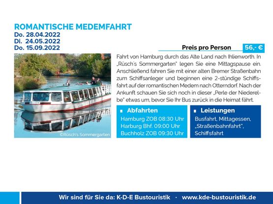 K-D-E Bustouristik Hamburg GmbH | TAGESFAHRTEN & REISEN